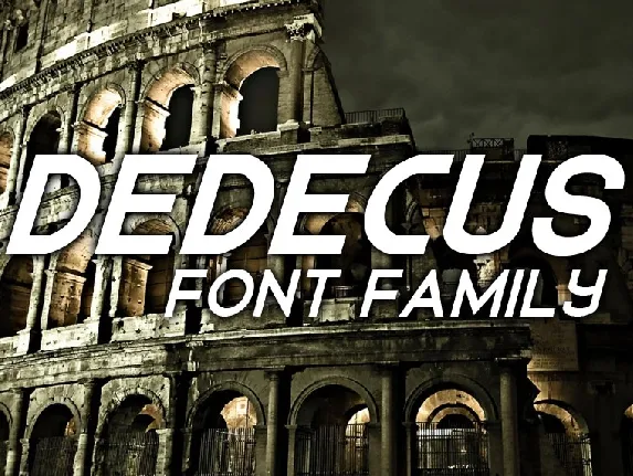 Dedecus font