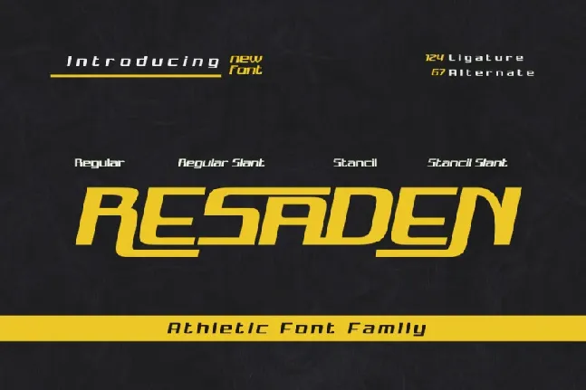 Resaden font