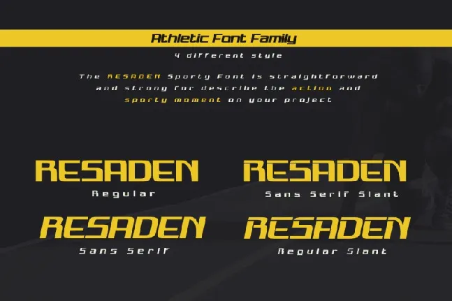 Resaden font