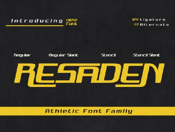 Resaden font