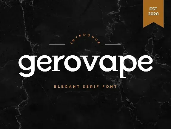 Gerovape font