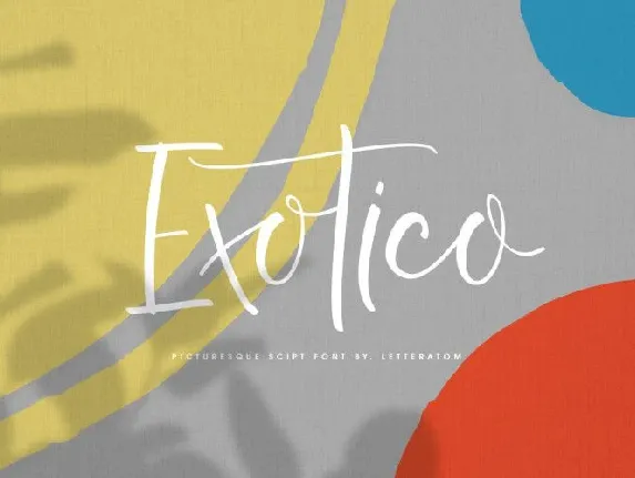 Exotico Script font