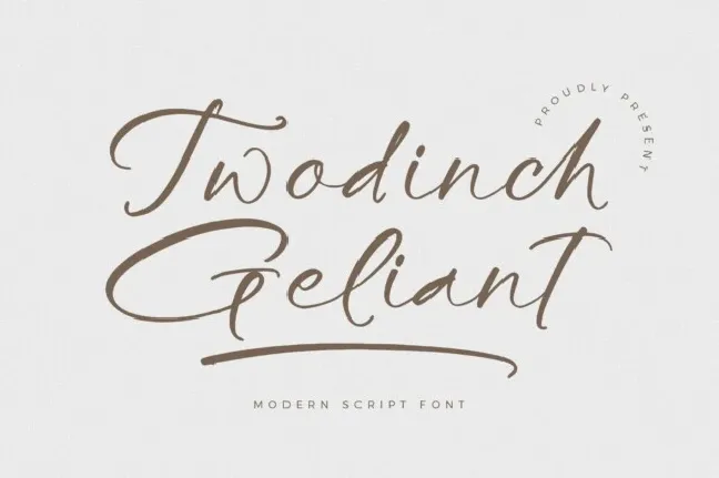 Twodinch Geliant font