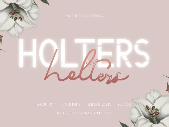 Holters Demo font