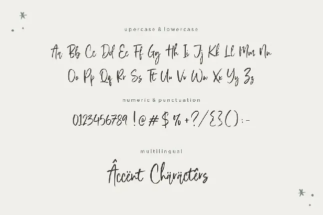 Stylish Garden font