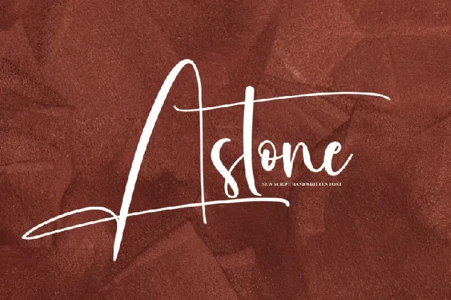 Astone Script font