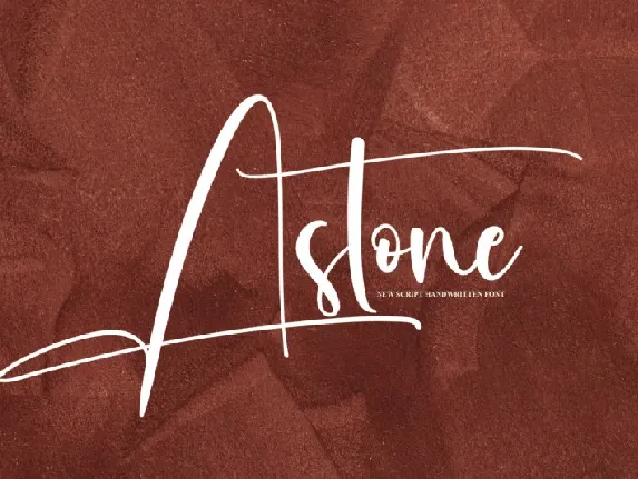 Astone Script font