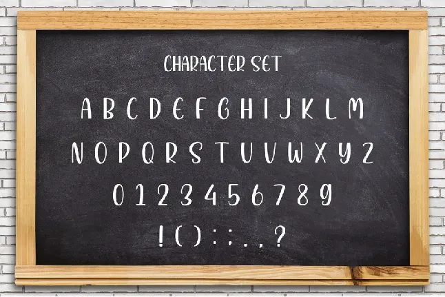 Baby School font