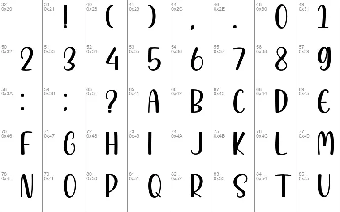 Baby School font