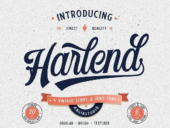 Harlend Demo font