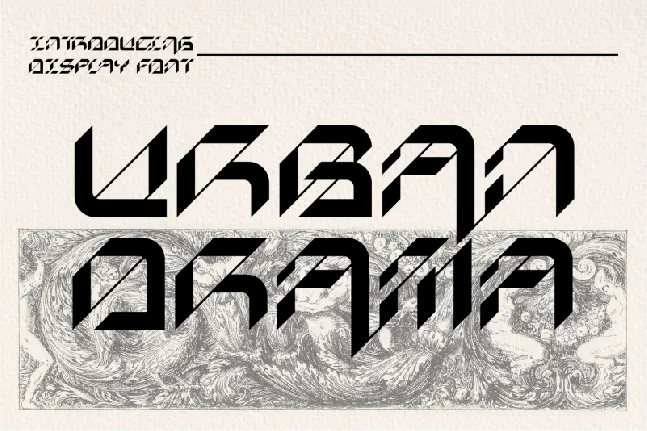 Urban Drama font