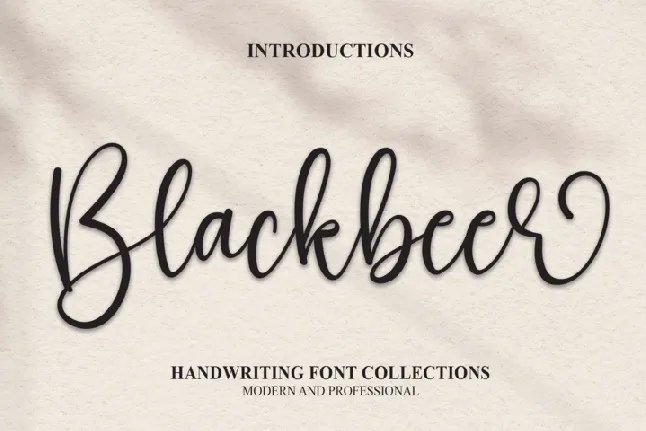 Blackbeer font