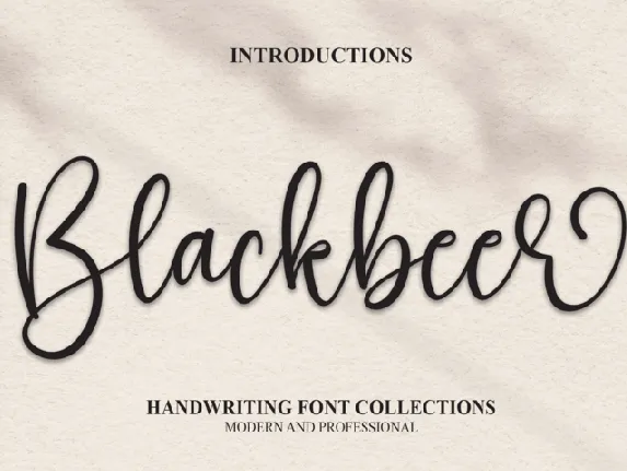 Blackbeer font