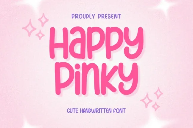 Happy Pinky font