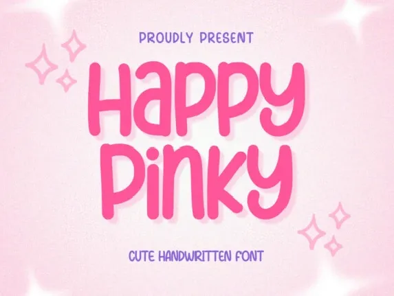 Happy Pinky font