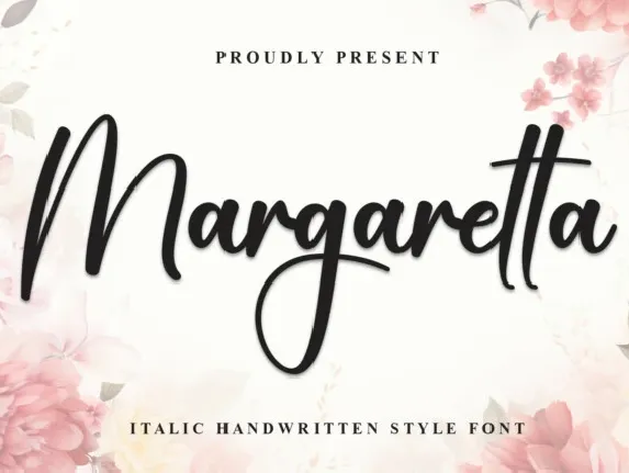 Margaretta Calligraphy font