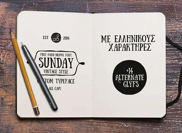 Sunday Style Free font