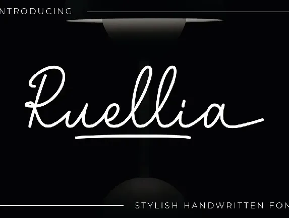 Ruellia font