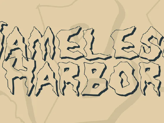 Nameless Harbor font