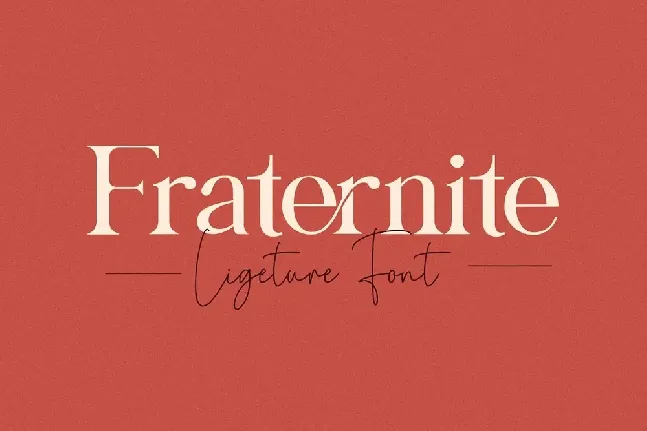 Fraternite font