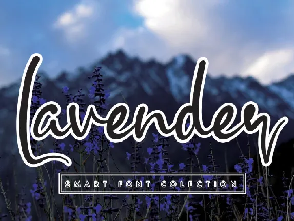 Lavender Script font