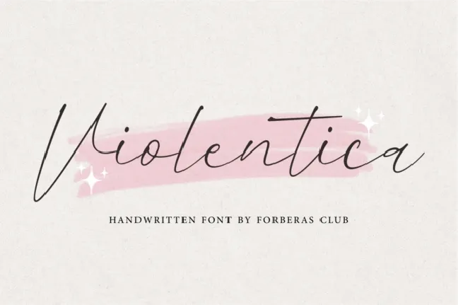 Violentica font