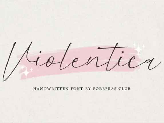 Violentica font