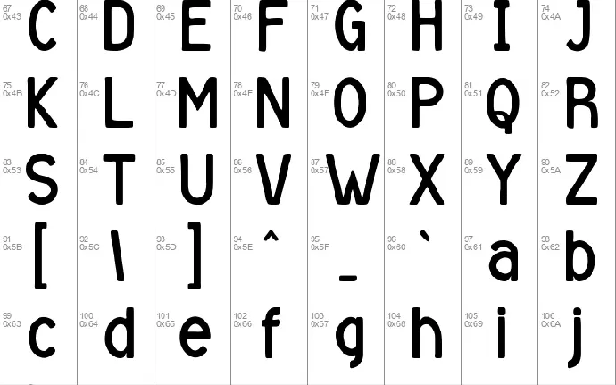 PROSCATE font