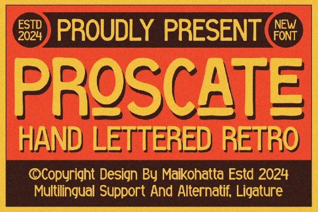 PROSCATE font