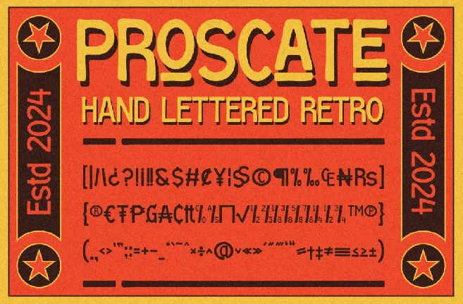 PROSCATE font