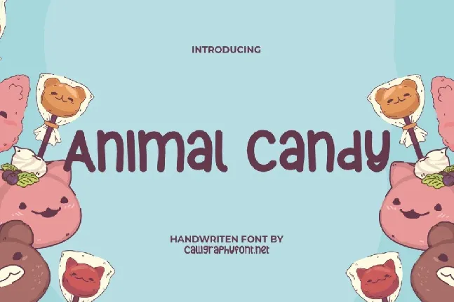 AnimalCandyDemo font