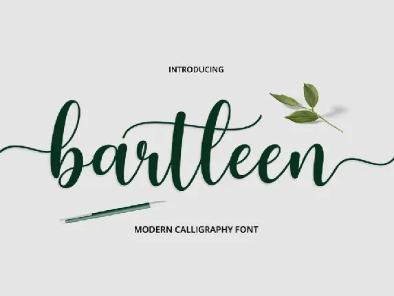 Bartleen font