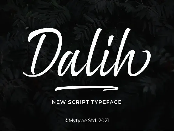 Dalih font