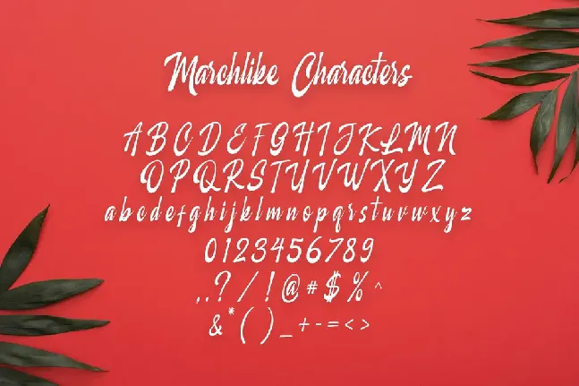 Marchlike font