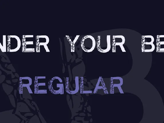 Under Your Bed font