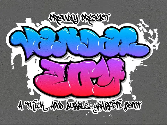 Vandal Zoy font