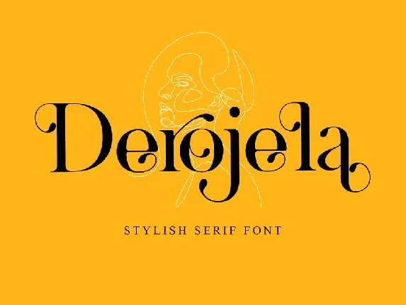 Derojela font