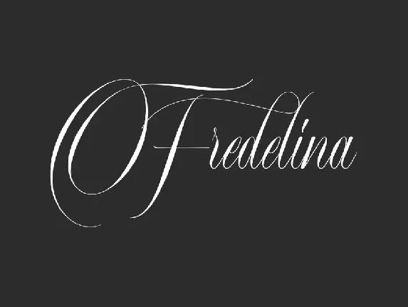 Fredelina font