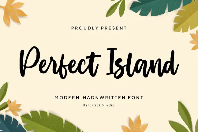 Perfect Island font