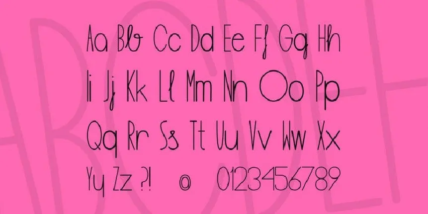 Datura font