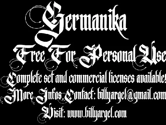 Germanika font