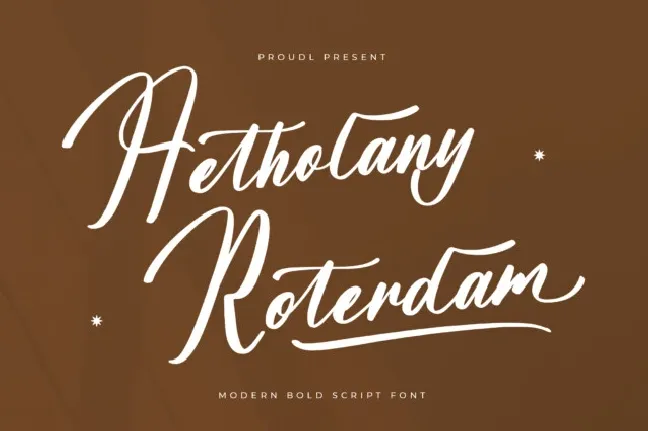 Aetholany Roterdam font