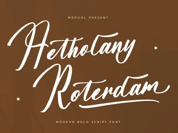 Aetholany Roterdam font