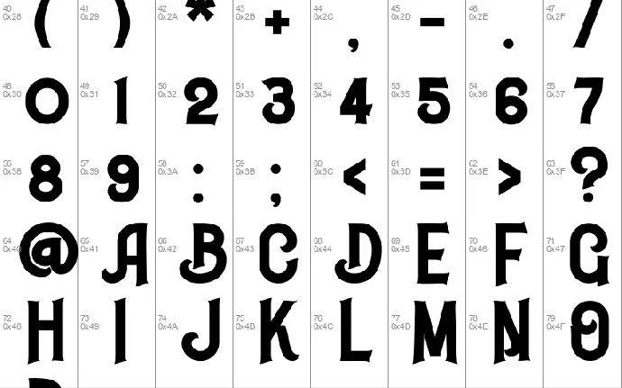 Ronce font