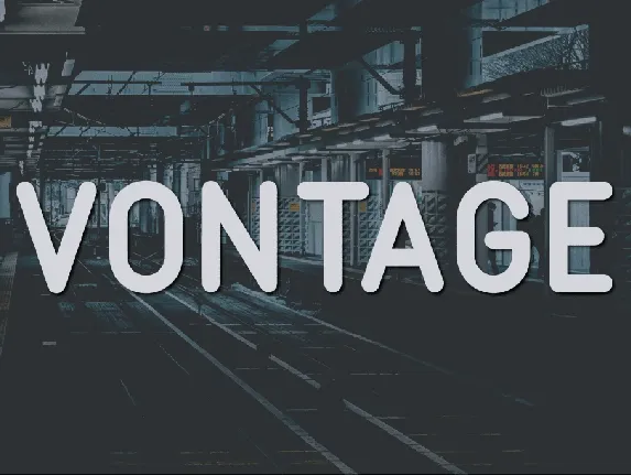 Vontage font