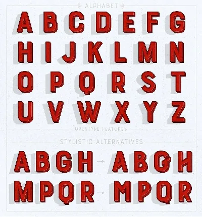 Bourton Duo font