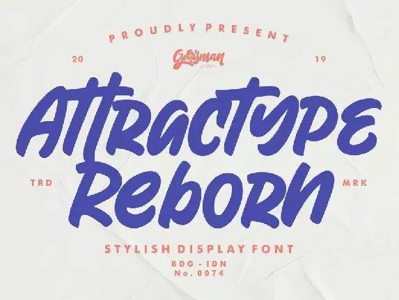 Attractype Reborn font