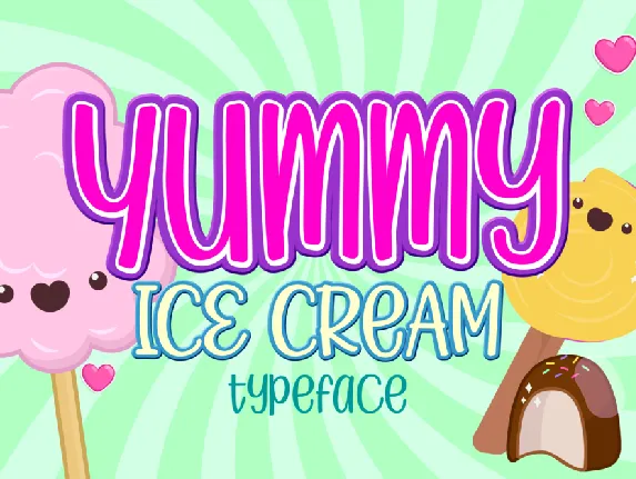 Yummy Ice Cream font