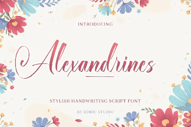 Alexandrines Demo font