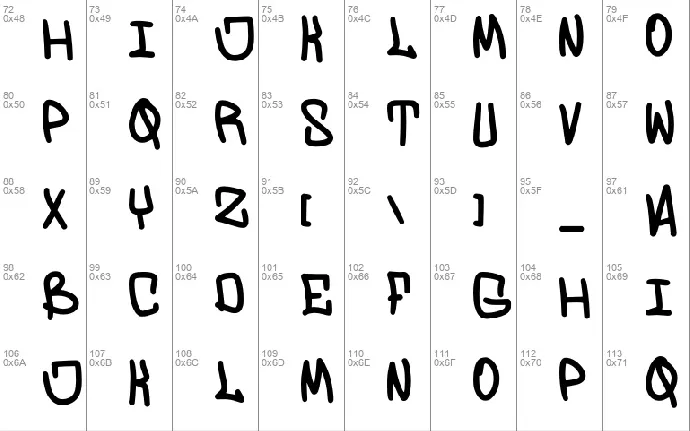 Monoskull font